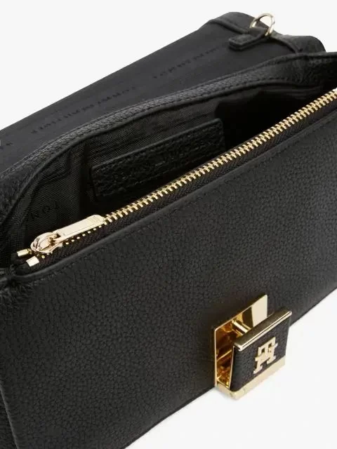 Tommy Hilfiger TH HER FLAP W/CHAIN Kadın  Çapraz Çanta AW0AW17403BDS