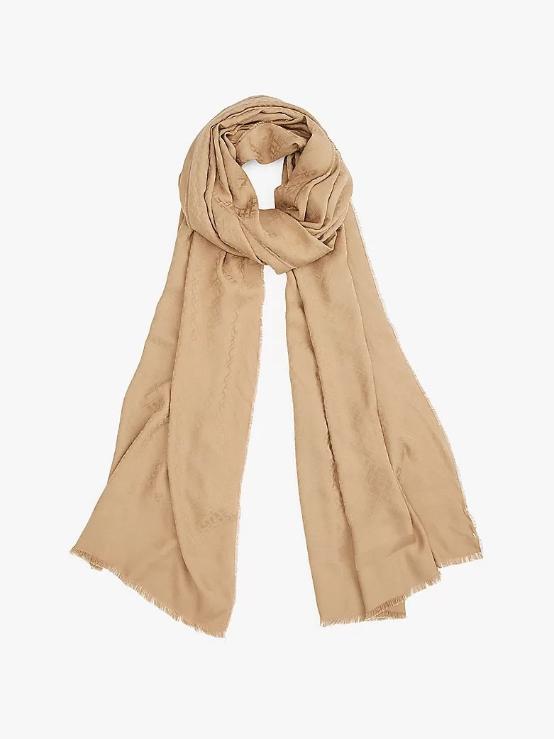 Tommy Hilfiger ELEVATED CHIC JACQUARD SCARF Kadın  Şal AW0AW16852RBC