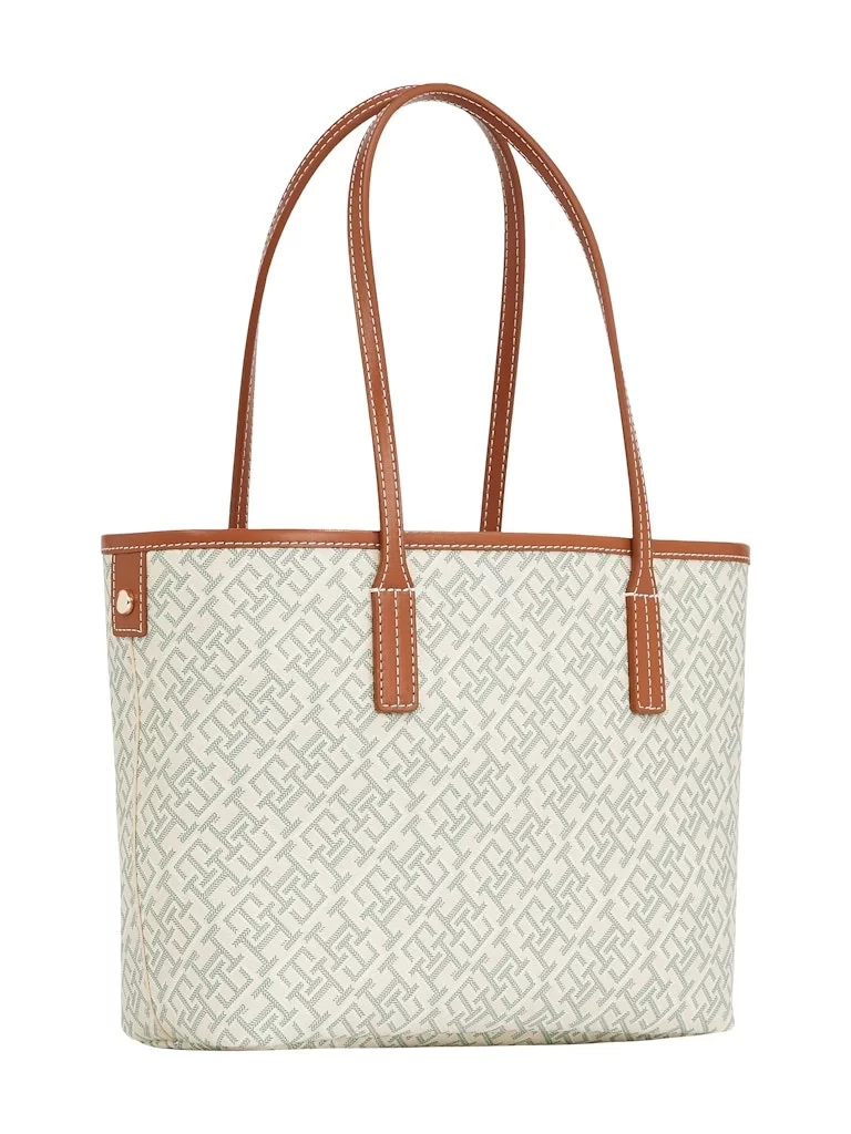 Tommy Hilfiger TH MONOPLAY LEATHER MINI TOTE Kadın  Omuz Çantası AW0AW17415L3H