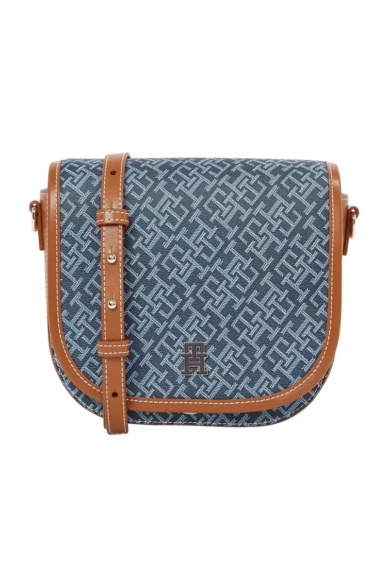 Tommy Hilfiger TH MONOPLAY LEATHER SADDLE BAG Kadın  Çapraz Çanta AW0AW17414DW6