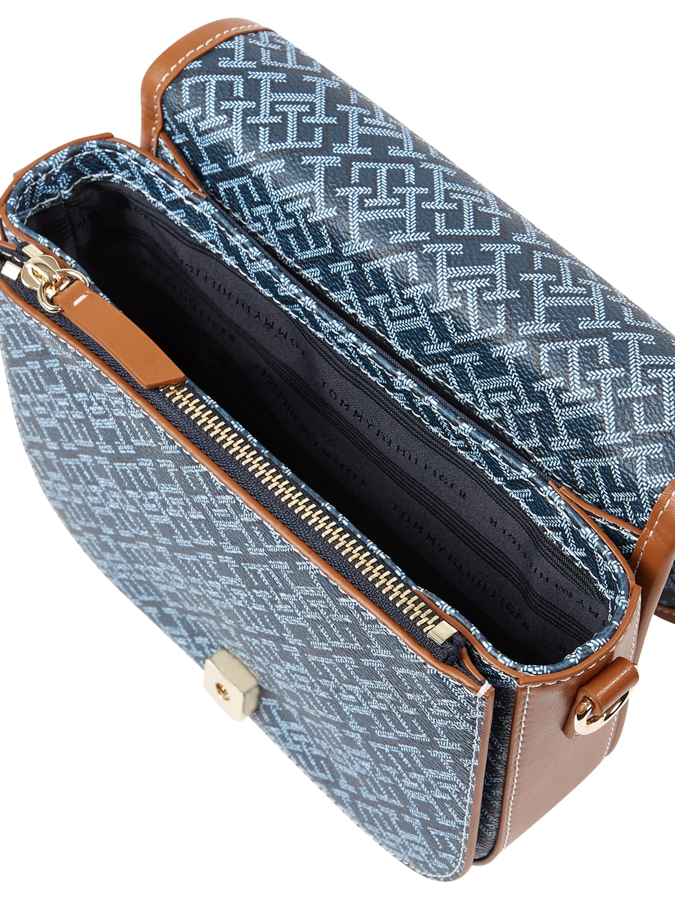 Tommy Hilfiger TH MONOPLAY LEATHER SADDLE BAG Kadın  Çapraz Çanta AW0AW17414DW6