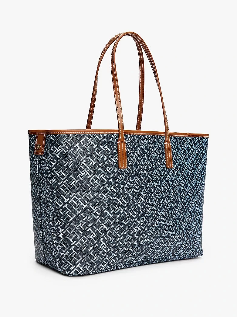 Tommy Hilfiger TH MONOPLAY LEATHER TOTE Kadın  Omuz Çantası AW0AW17416DW6