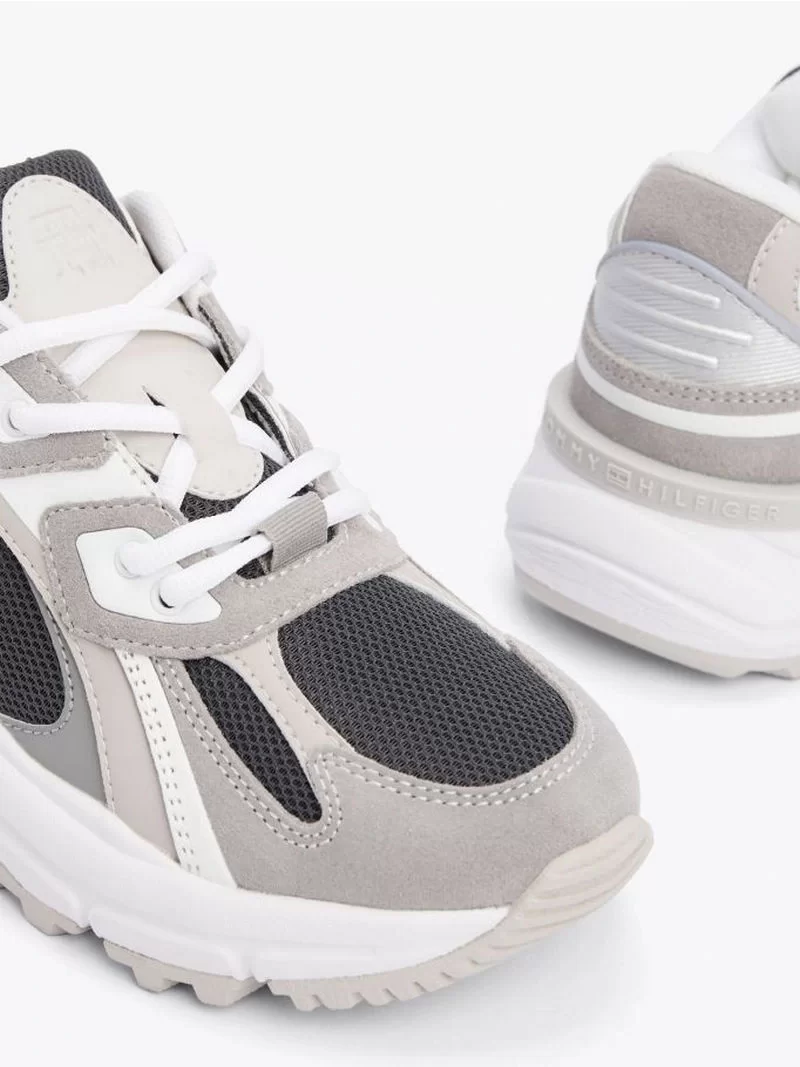Tommy Hilfiger TH MODERN RUGGED RUNNER Kadın gri Sneaker FW0FW083850IM
