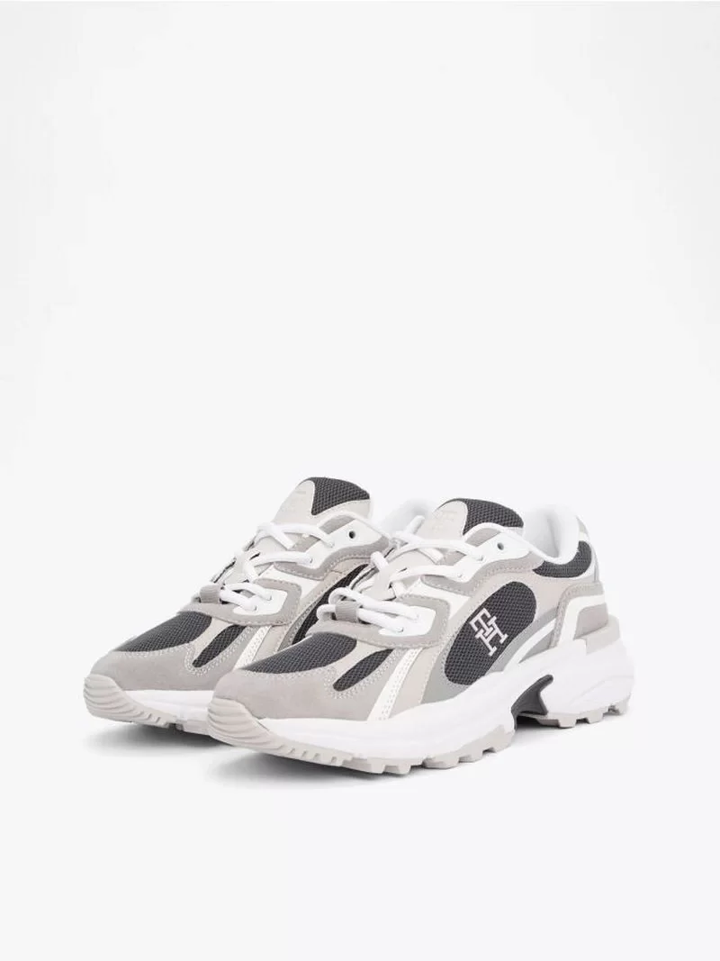 Tommy Hilfiger TH MODERN RUGGED RUNNER Kadın gri Sneaker FW0FW083850IM