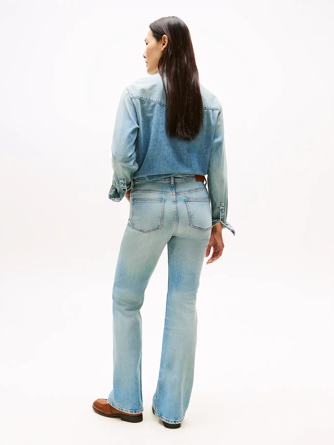 Tommy Hilfiger Lex Denim İspanyol Paça Kadın Jeans WW0WW456821A4