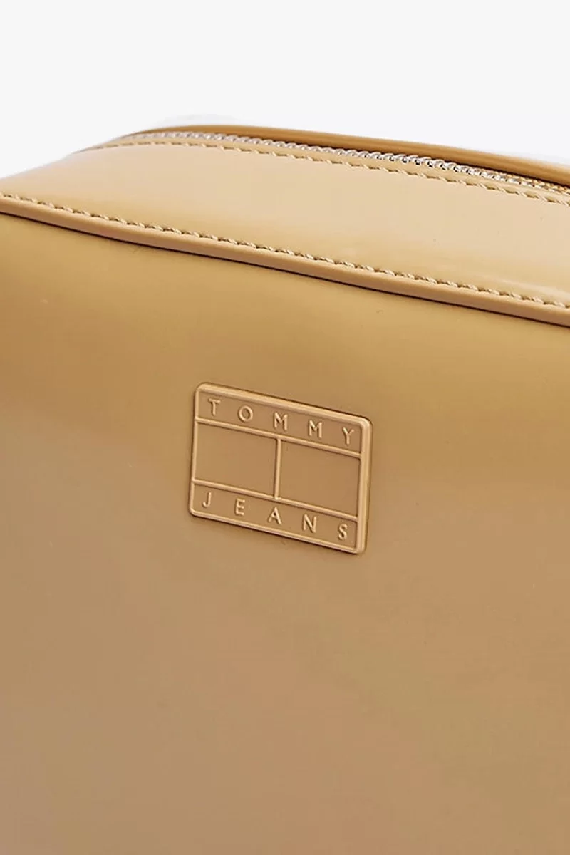Tommy Hilfiger TJW ESS MUST CAMERA BAG BOX PU Kadın bej Çapraz Çanta AW0AW16965RBR