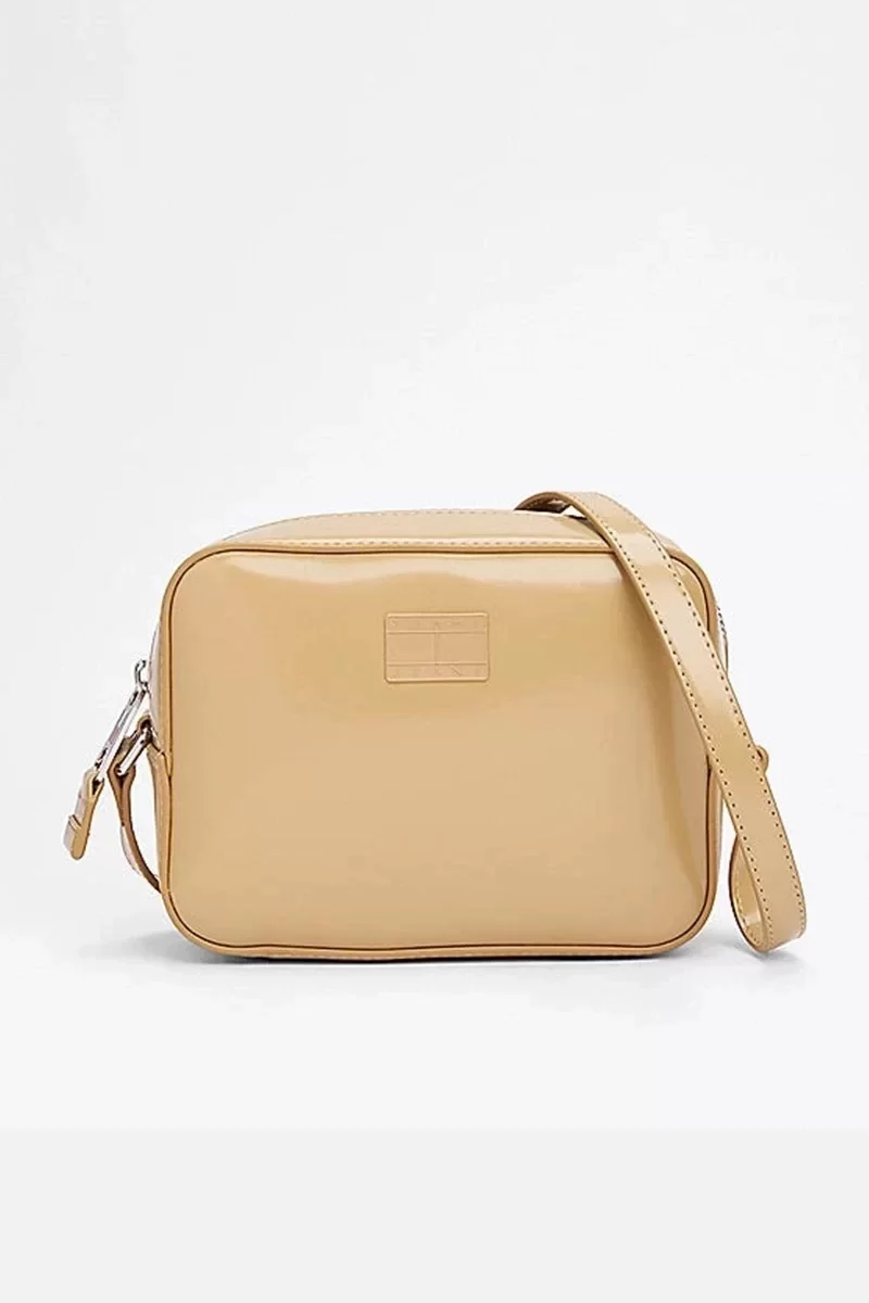 Tommy Hilfiger TJW ESS MUST CAMERA BAG BOX PU Kadın bej Çapraz Çanta AW0AW16965RBR