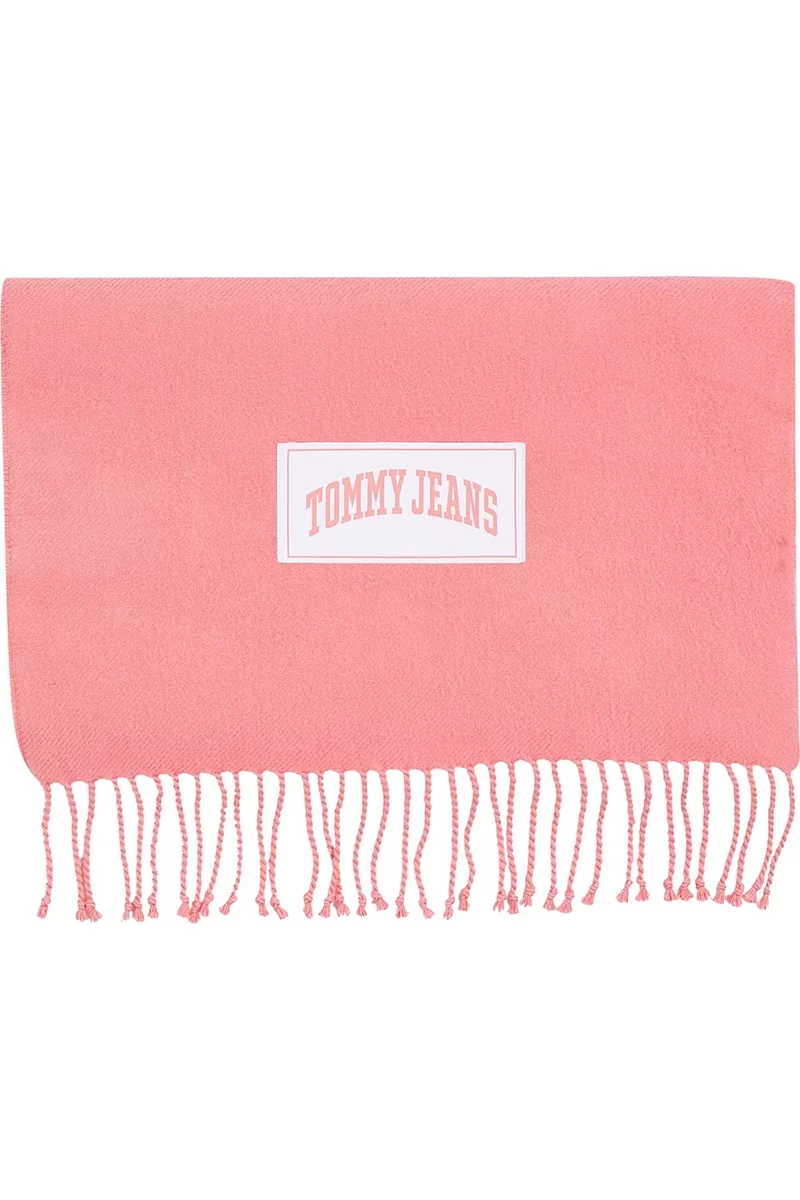Tommy Hilfiger TJW VARSITY SCARF Kadın pembe Atkı AW0AW16997TIG