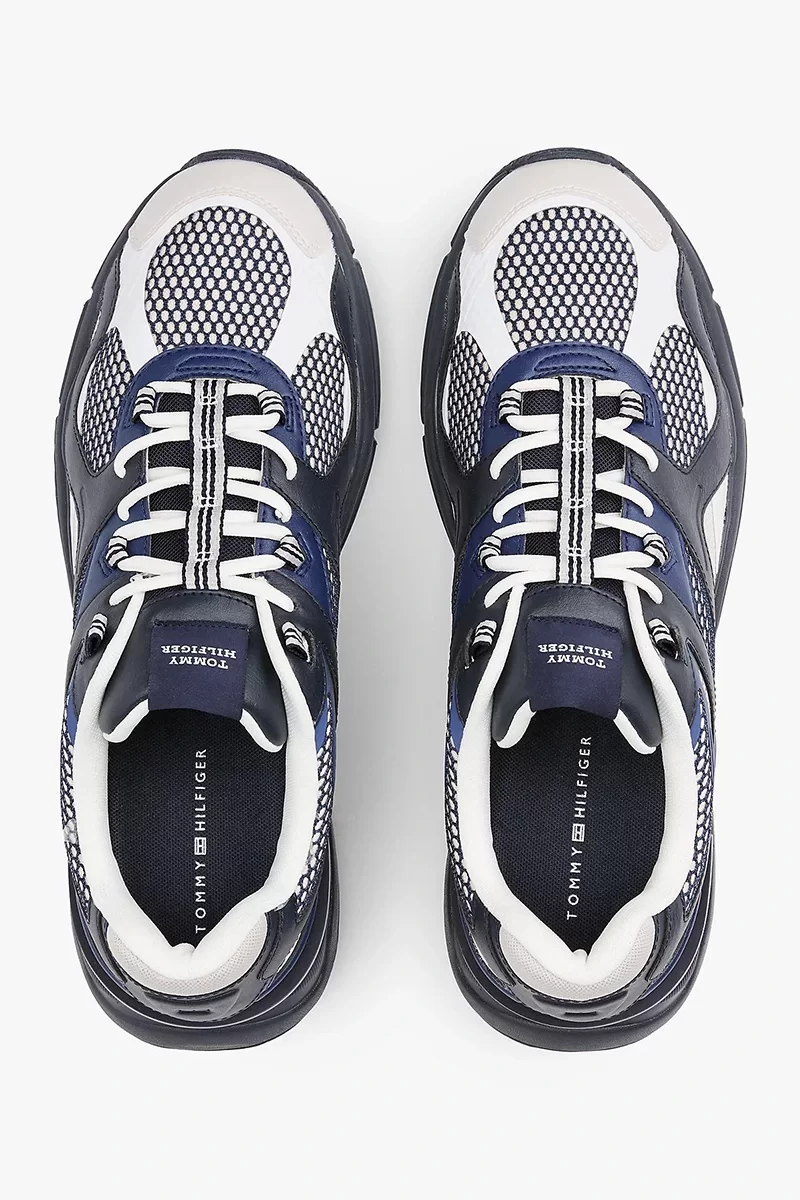 Tommy Hilfiger M Runner Tech Karışık Materyal Erkek Sneaker FM0FM05567DW5