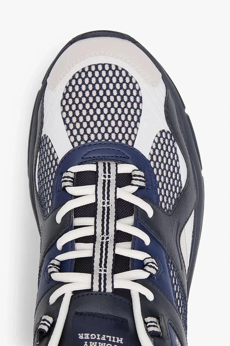 Tommy Hilfiger M Runner Tech Karışık Materyal Erkek Sneaker FM0FM05567DW5