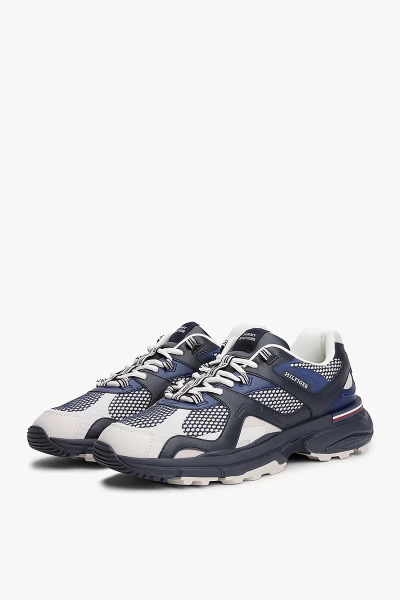 Tommy Hilfiger M Runner Tech Karışık Materyal Erkek Sneaker FM0FM05567DW5