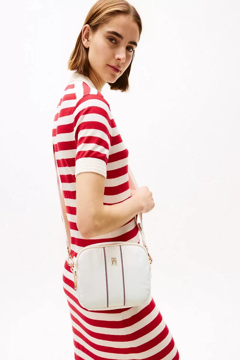 Tommy Hilfiger POPPY CAMERA BAG CORP Kadın  Çapraz Çanta AW0AW17230YBL