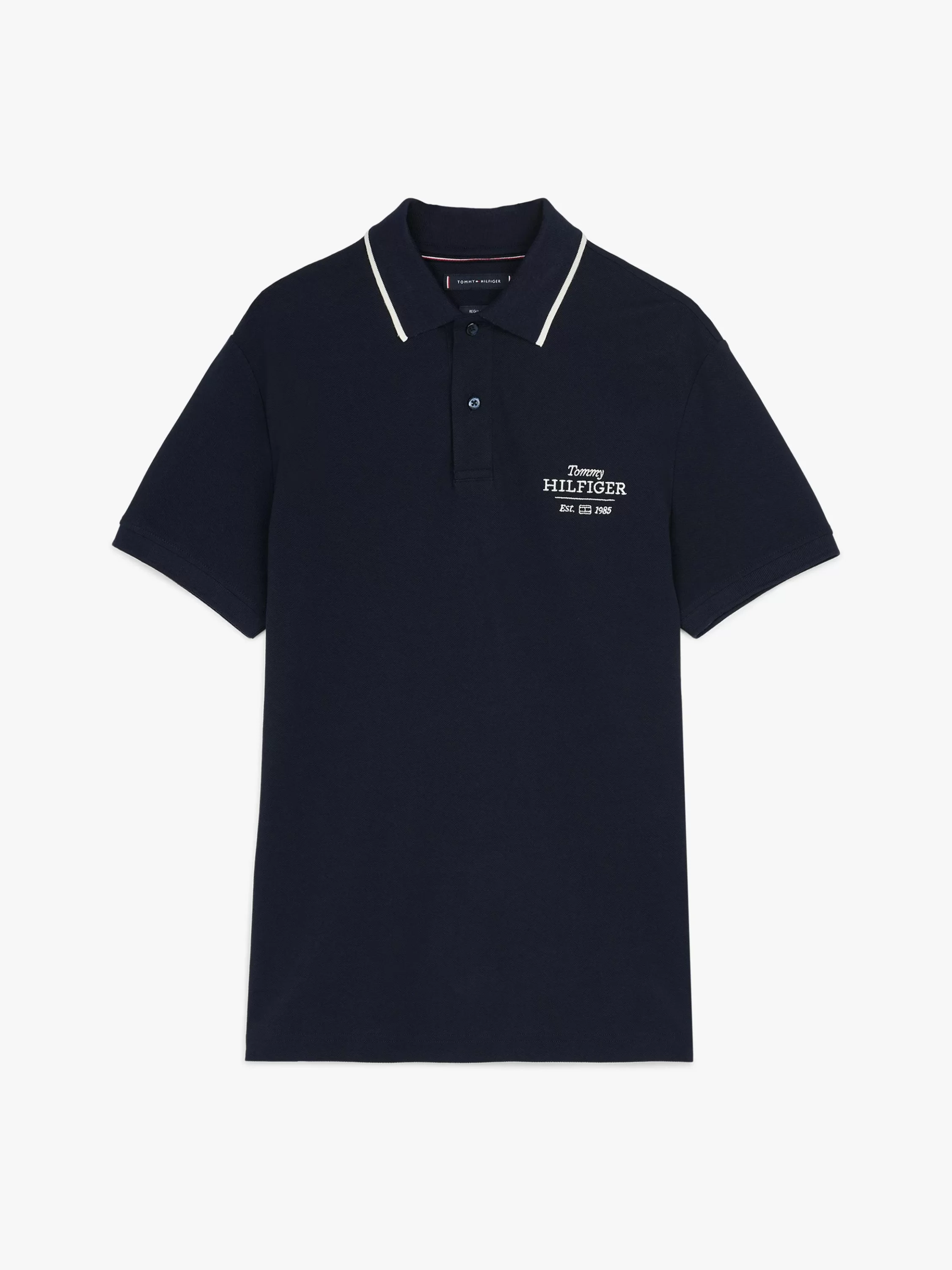 Tommy Hilfiger LEFT CHEST GRAPHIC REG POLO Erkek  T-shirt MW0MW37519DW5