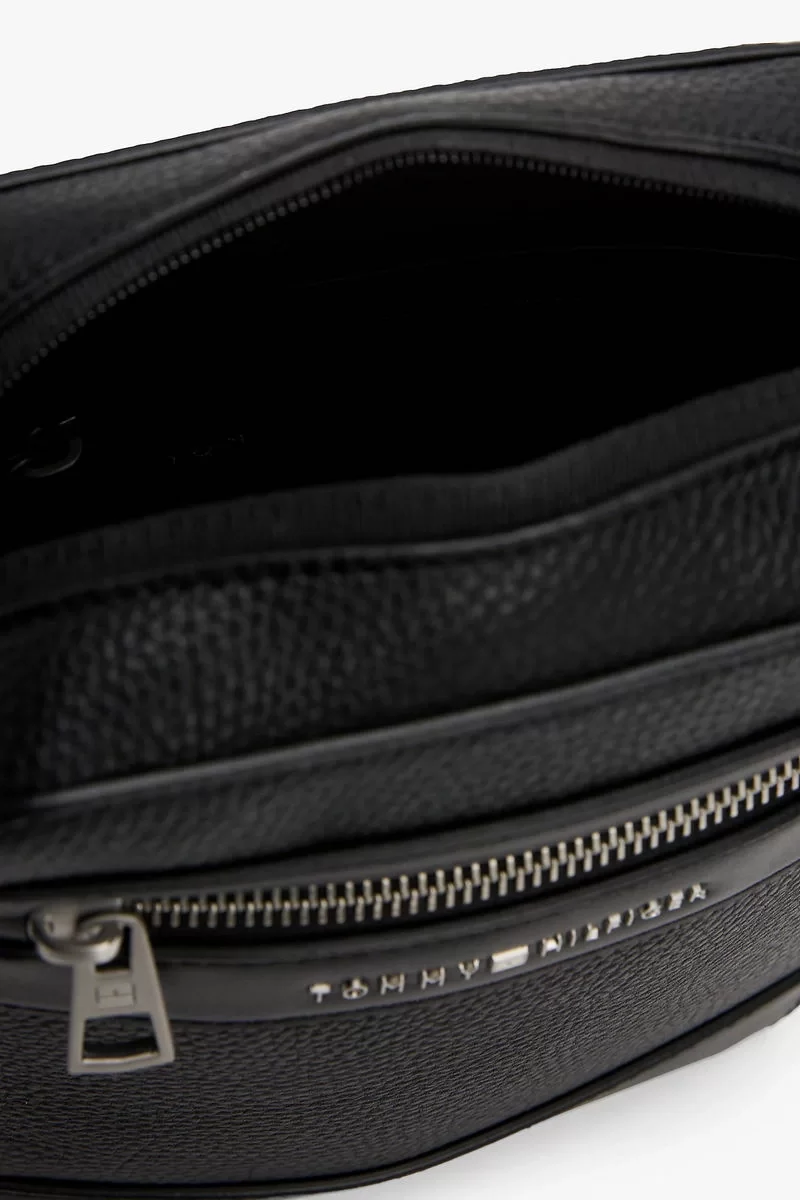 Tommy Hilfiger Erkek   Pebble Grain Siyah  Muhabir Çantası