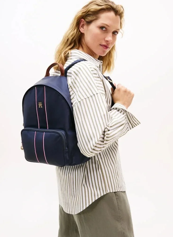 Tommy Hilfiger Popette Kubbe Kurumsal Kadın Sırt Çantası AW0AW176510GY