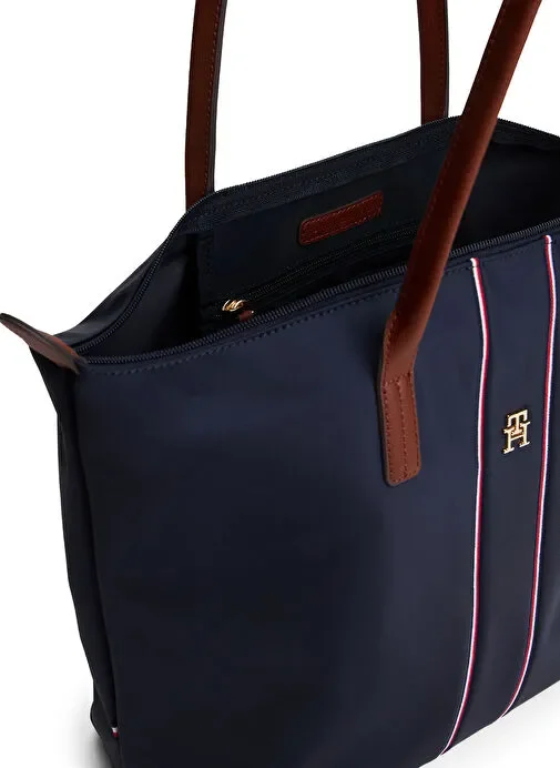 Tommy Hilfiger Popette Kurumsal Kadın Mavi Çanta AW0AW177060GY