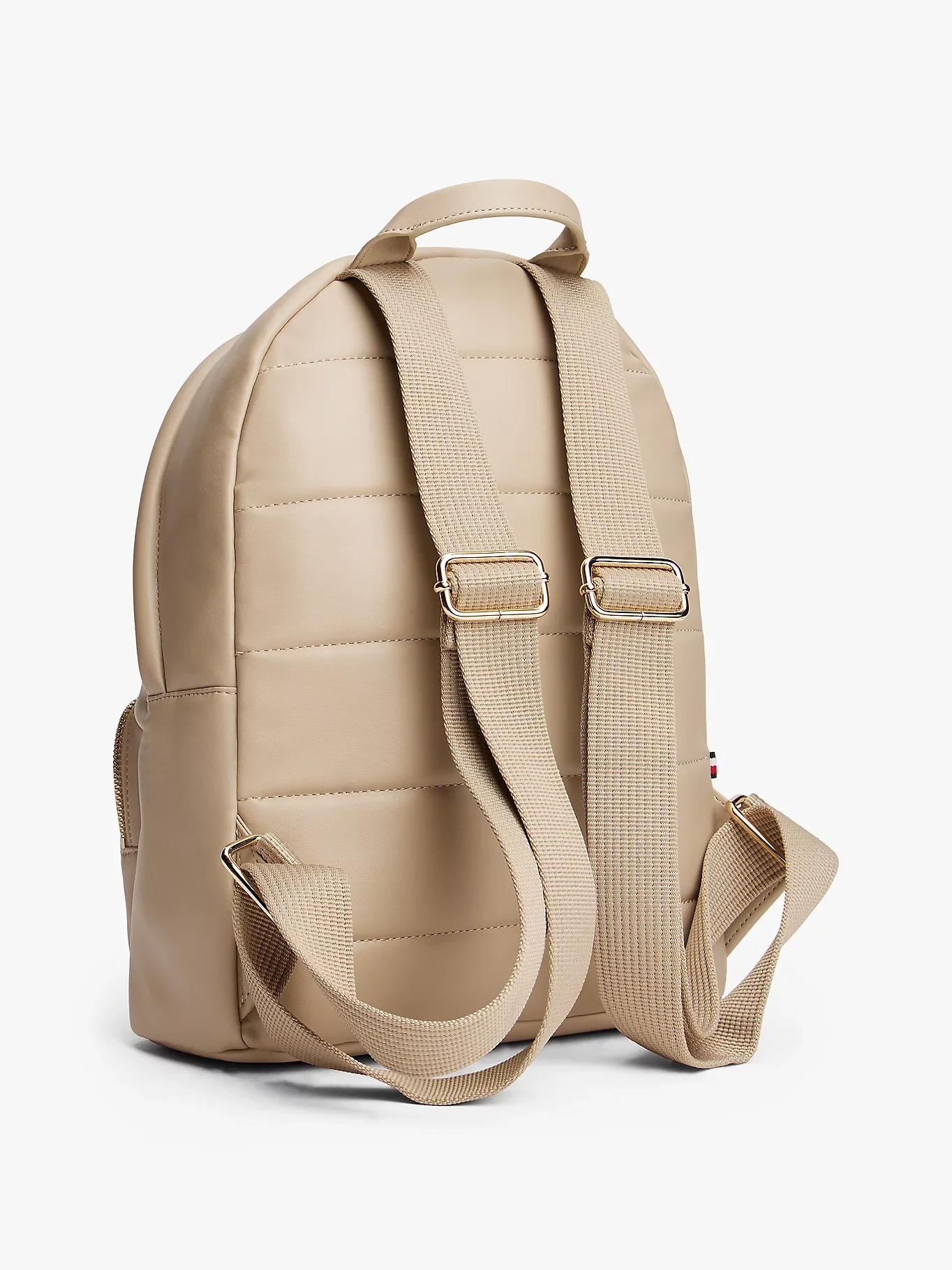 Tommy Hilfiger Popette Soft Kurumsal Kubbe Kadın Bej Sırt Çantası AW0AW180010F4