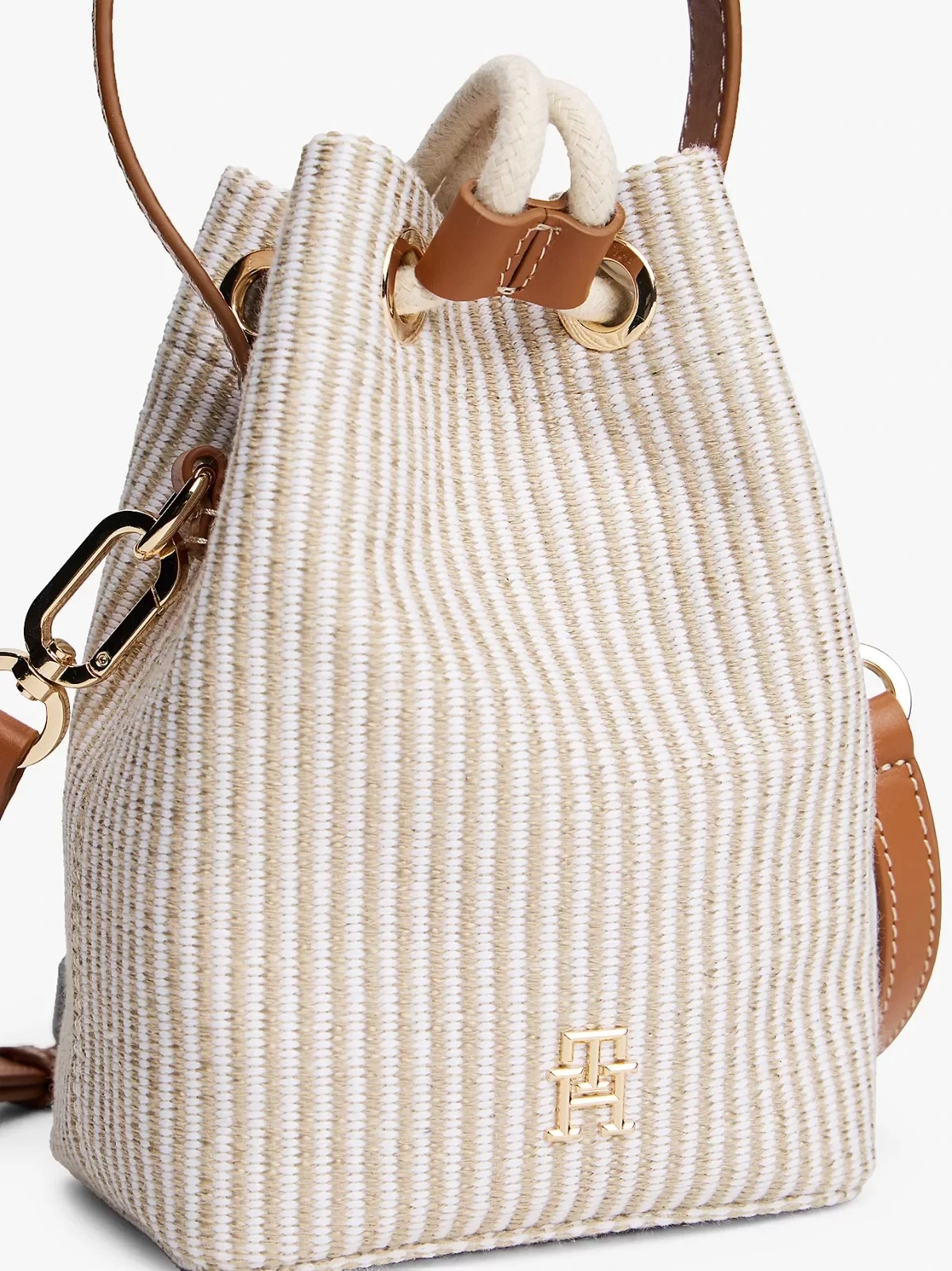 Tommy Hilfiger TH PREMIUM BEACH LE BUCKET Kadın  Omuz Çantası AW0AW172150F4