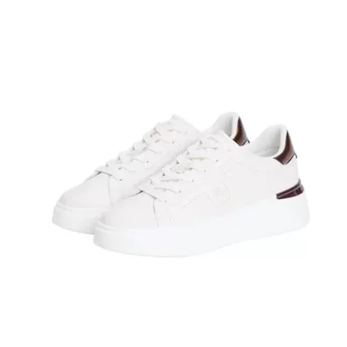 Tommy Hilfiger Şık Altın Rengi Platform Kadın Sneaker FW0FW08817YBR