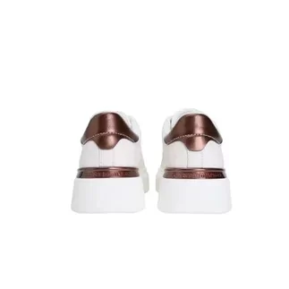 Tommy Hilfiger Şık Altın Rengi Platform Kadın Sneaker FW0FW08817YBR
