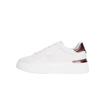 Tommy Hilfiger Şık Altın Rengi Platform Kadın Sneaker FW0FW08817YBR