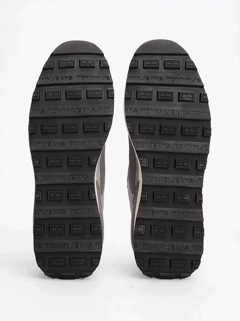 Tommy Hilfiger Erkek Süet  Karışık Dokulu Sneaker
