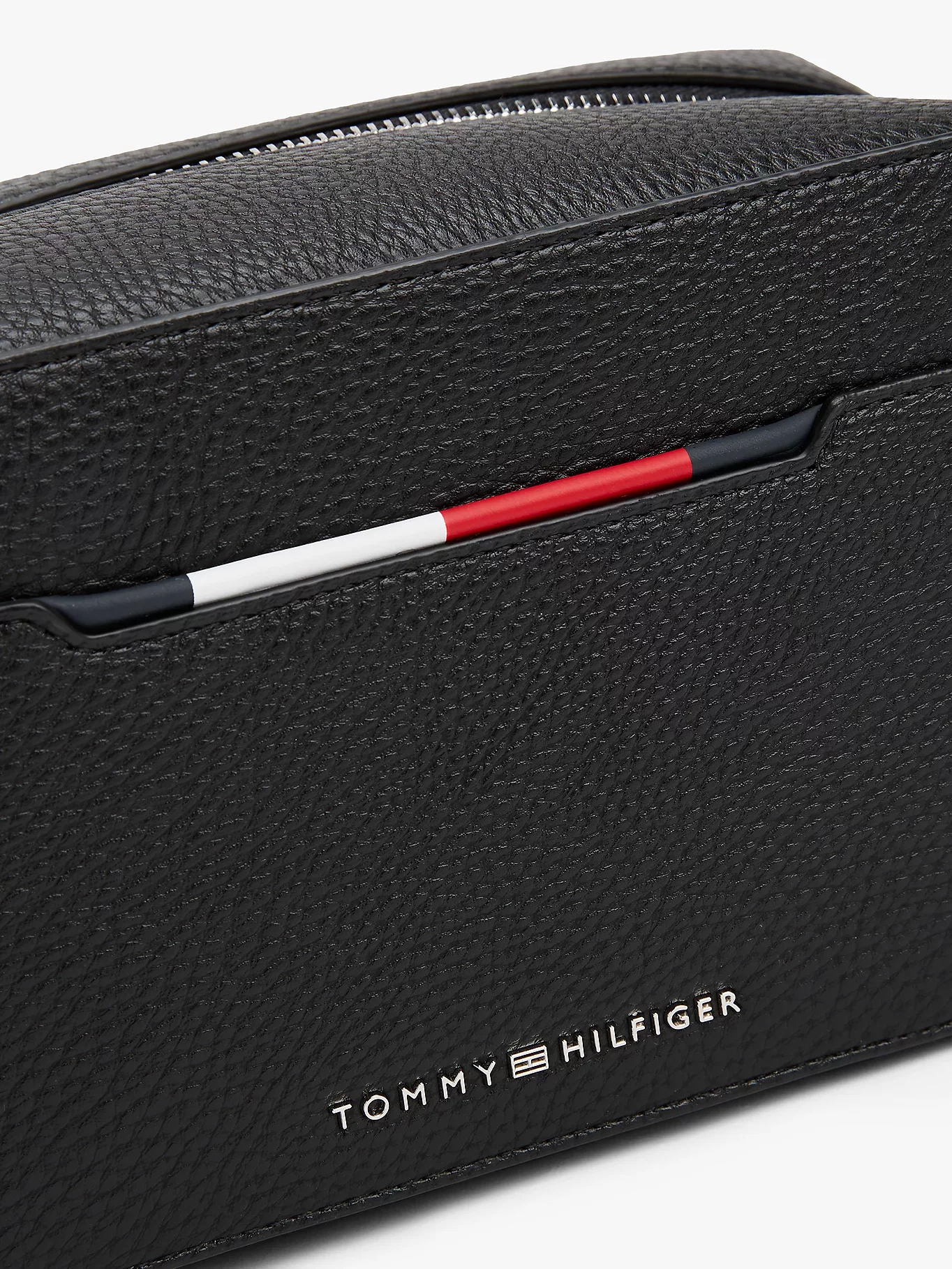 Tommy Hilfiger TH CENTRAL WASHBAG Erkek Siyah El Çantası AM0AM13524BDS