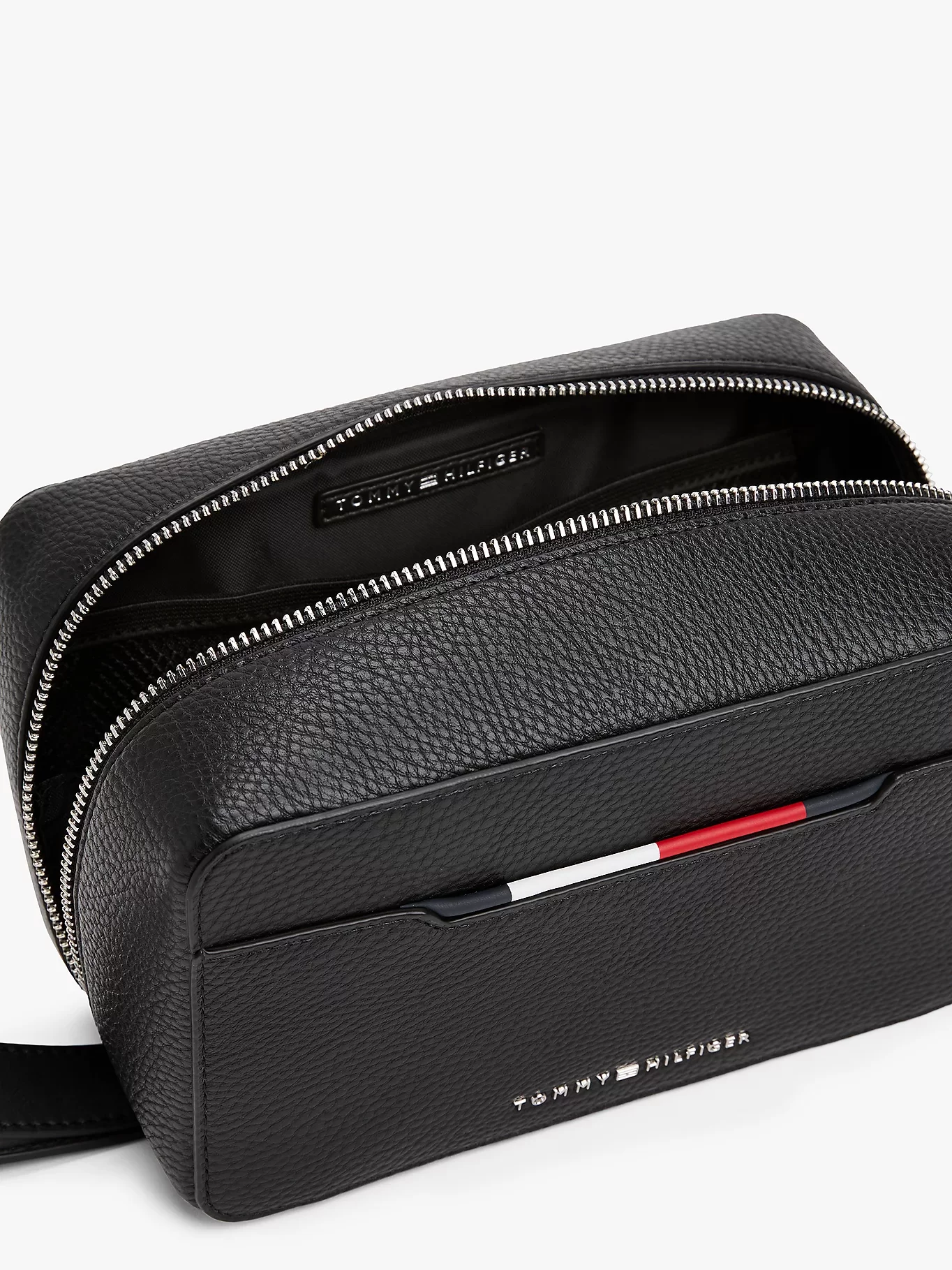 Tommy Hilfiger TH CENTRAL WASHBAG Erkek Siyah El Çantası AM0AM13524BDS