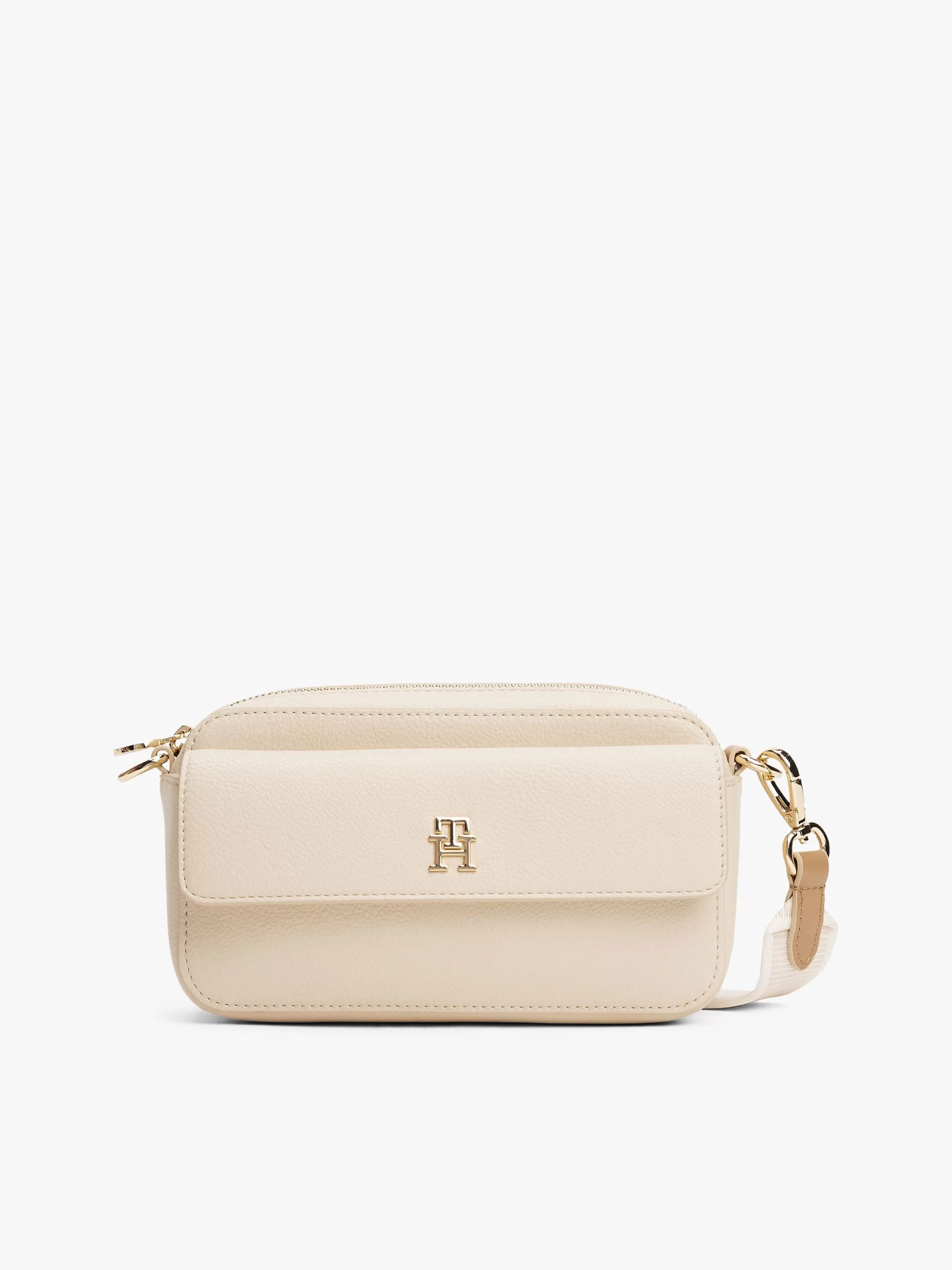 Tommy Hilfiger TH DISTINCT CAMERA BAG Kadın Bej Çanta AW0AW17455ACI