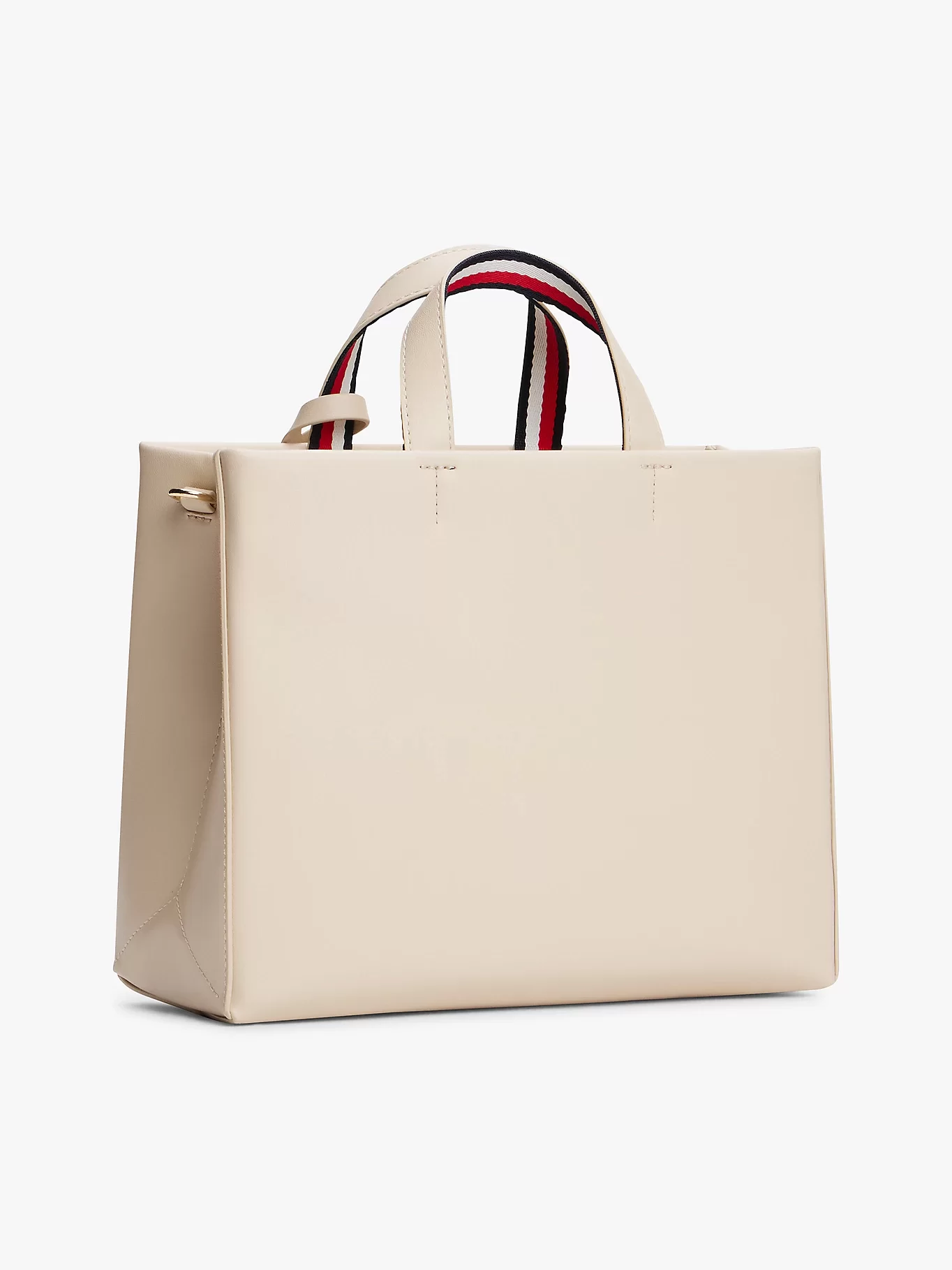 Tommy Hilfiger TH ESTABLISHED MED SHOPPER Kadın Bej Çanta AW0AW17508ACI