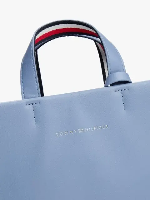 Tommy Hilfiger TH ESTABLISHED MED SHOPPER Kadın Mavi Çanta AW0AW17508C2B