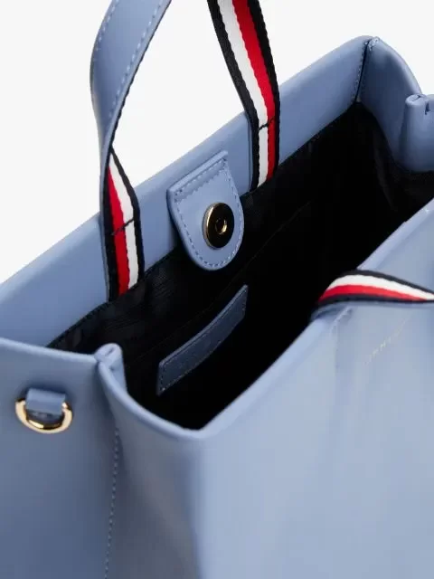 Tommy Hilfiger TH ESTABLISHED MED SHOPPER Kadın Mavi Çanta AW0AW17508C2B