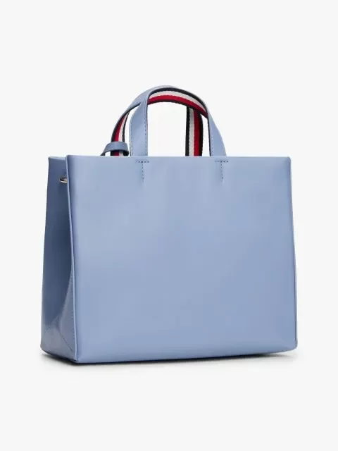 Tommy Hilfiger TH ESTABLISHED MED SHOPPER Kadın Mavi Çanta AW0AW17508C2B