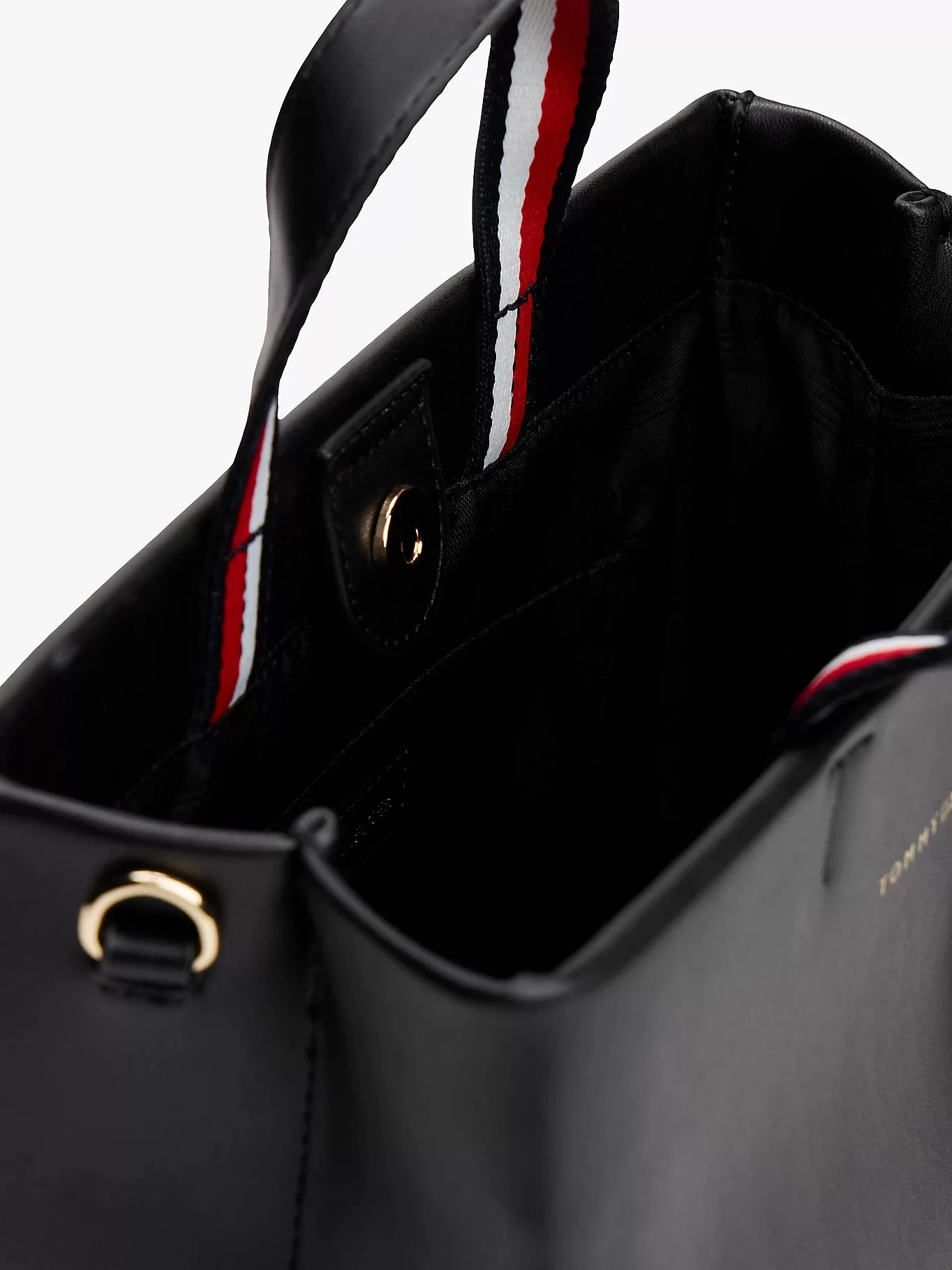 Tommy Hilfiger TH ESTABLISHED MED SHOPPER Kadın Siyah Çanta AW0AW17508BDS
