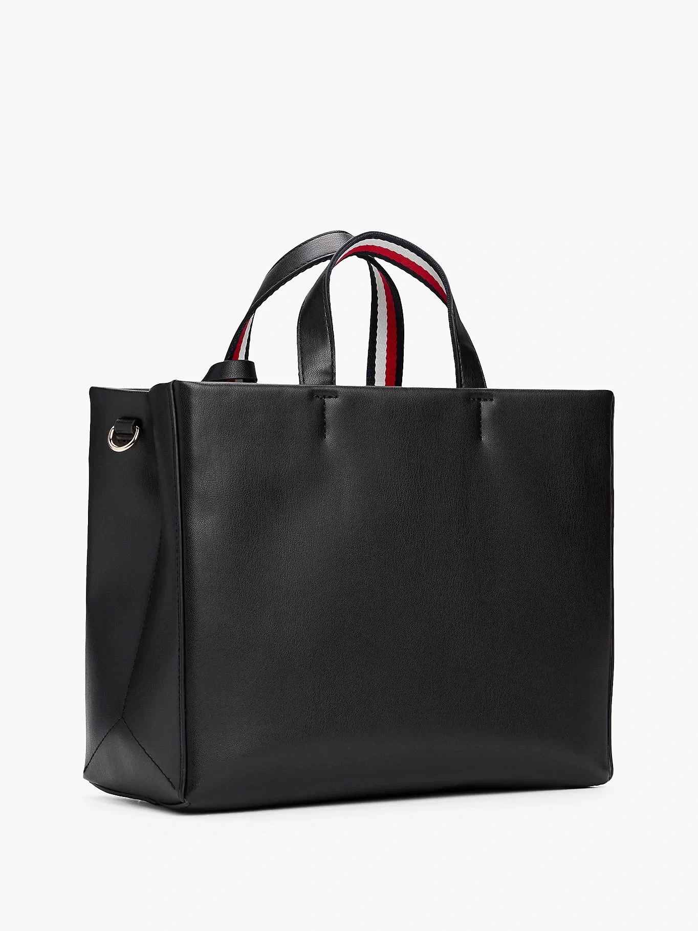 Tommy Hilfiger TH ESTABLISHED MED SHOPPER Kadın Siyah Çanta AW0AW17508BDS