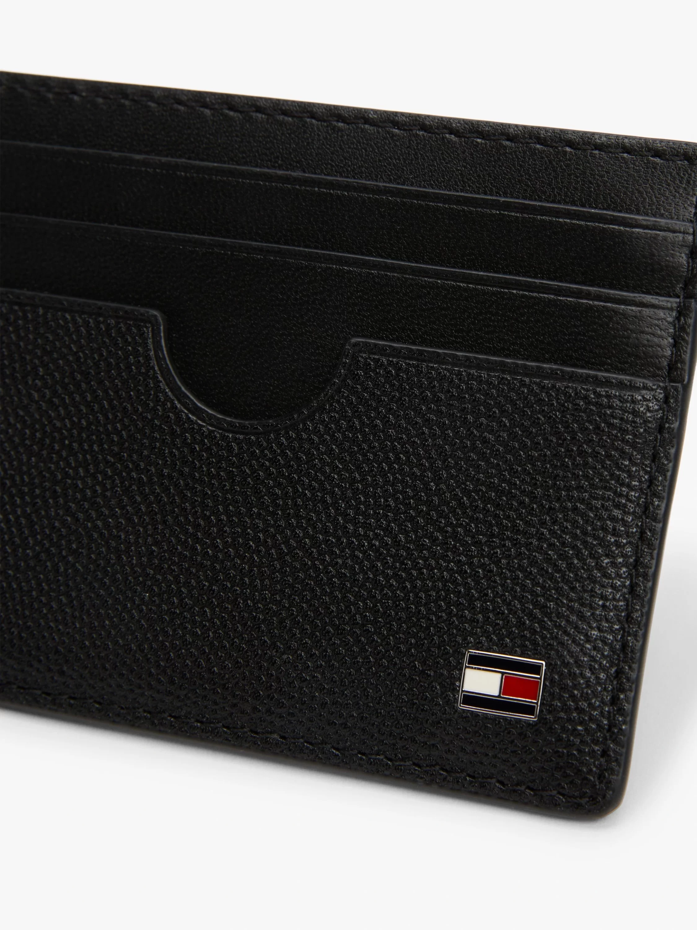 Tommy Hilfiger TH FLAG CC HOLDER Erkek Siyah Kartlık AM0AM13517BDS