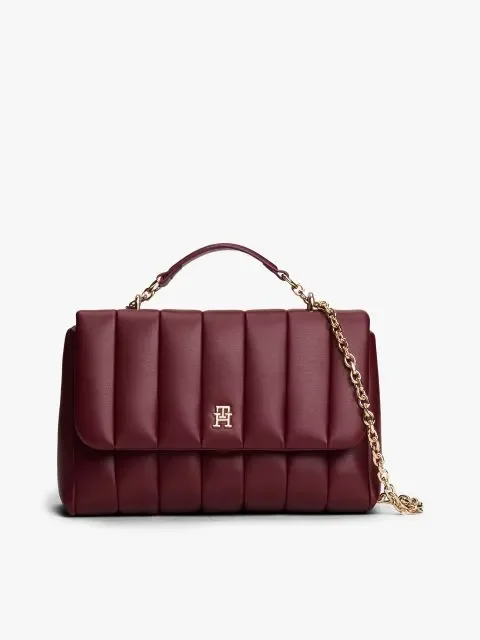 Tommy Hilfiger TH Grace Orta Boy Çapraz Askılı Kadın Mor Çanta AW0AW17669VLP