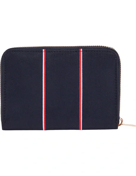 Tommy Hilfiger TH Icon Orta Boy Fermuarlı Naylon Kurumsal Kadın Cüzdan AW0AW179530GY
