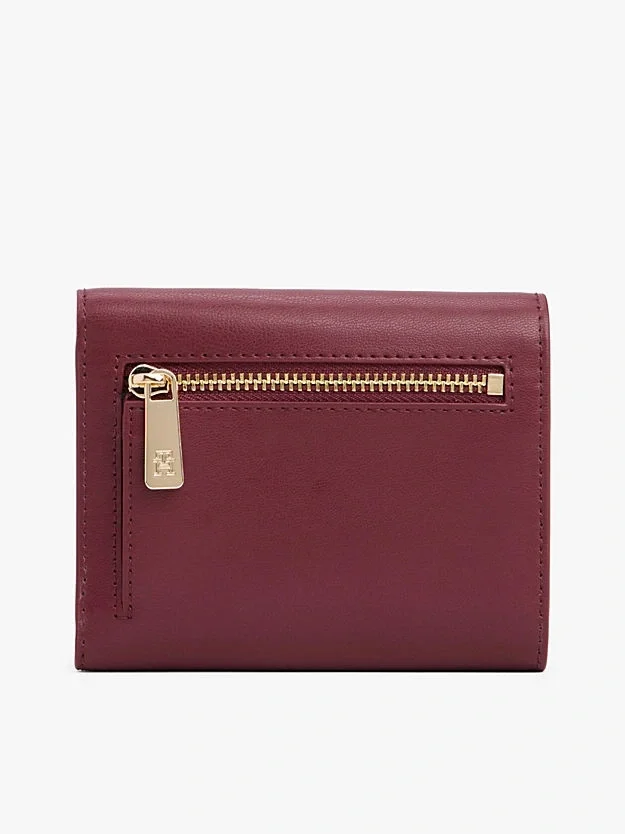 Tommy Hilfiger TH Icon Üç Katlı Kadın Mor Cüzdan AW0AW17737VLP