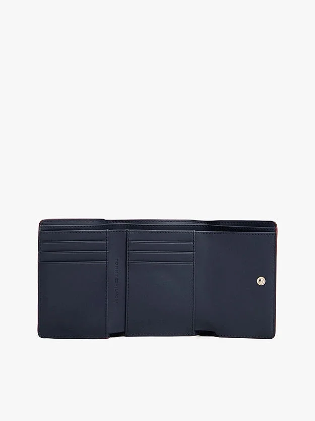 Tommy Hilfiger TH Icon Üç Katlı Kadın Mor Cüzdan AW0AW17737VLP