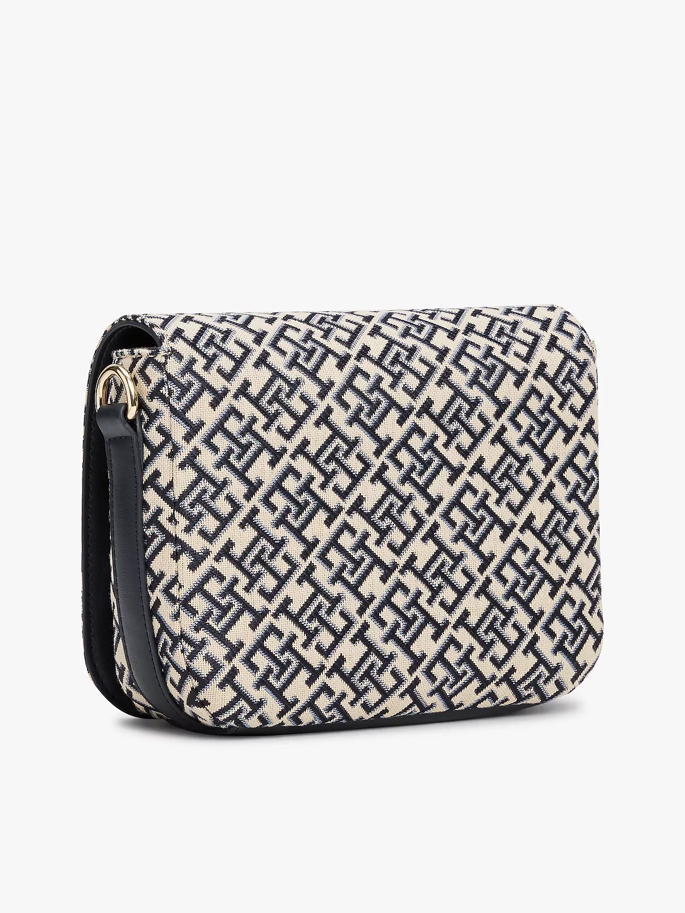 Tommy Hilfiger TH JACQUARD FLAP CROSSOVER Kadın Mavi Çanta AW0AW17447DW6