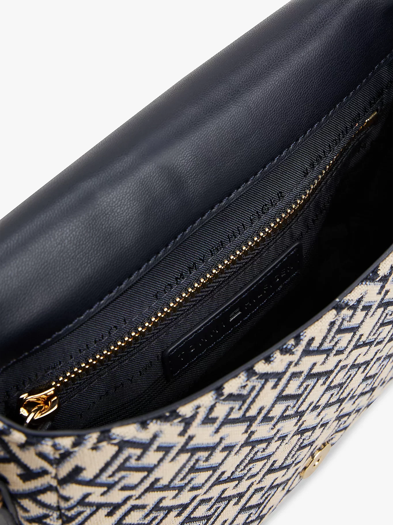 Tommy Hilfiger TH JACQUARD FLAP CROSSOVER Kadın Mavi Çanta AW0AW17447DW6