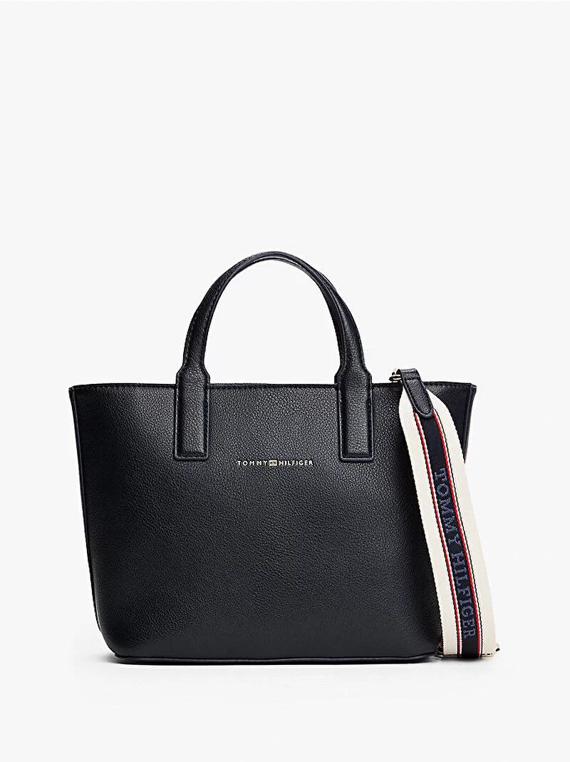 Tommy Hilfiger TH LOGOTAPE MINI TOTE Kadın Mavi Çanta AW0AW17448DW6