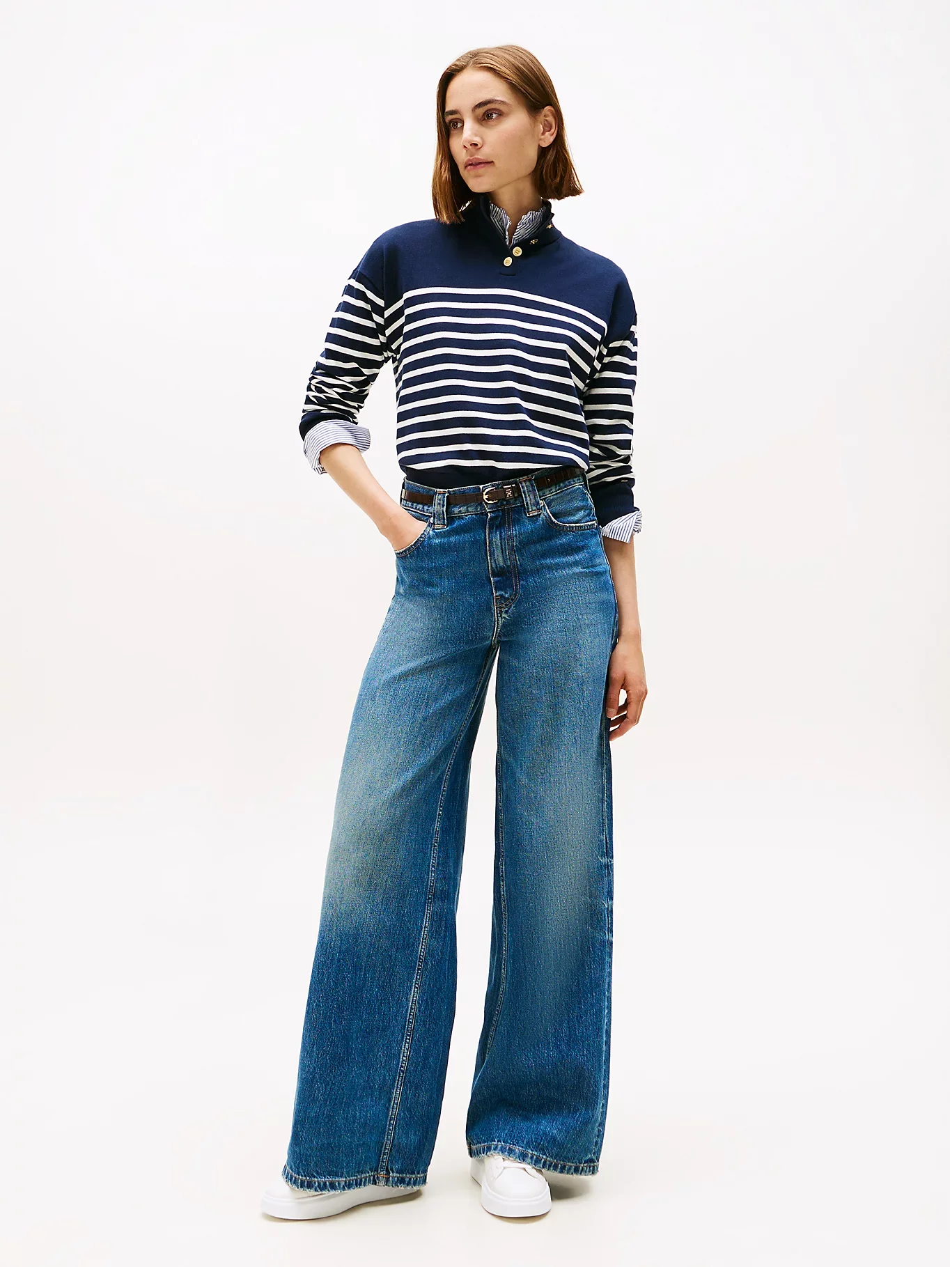 Tommy Hilfiger TH Monogram Platform Kadın Sneaker FW0FW09155YA8