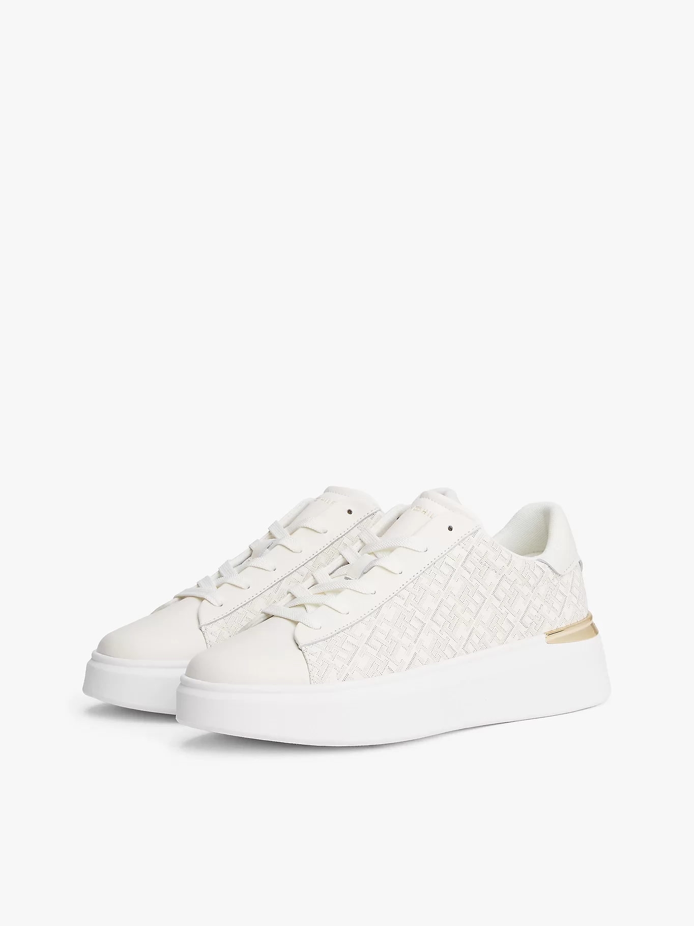 Tommy Hilfiger TH Monogram Platform Kadın Sneaker FW0FW09155YA8