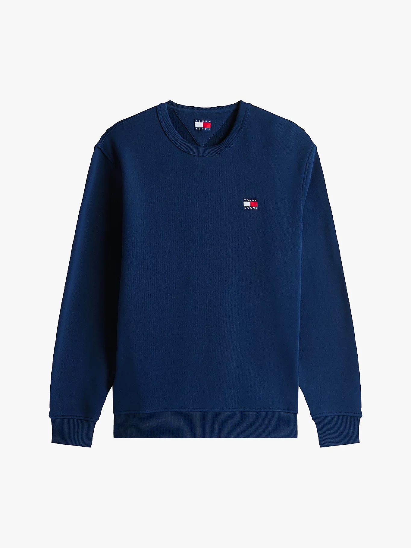 Tommy Hilfiger TJM Armalı Normal Kesim Bisiklet Yaka Erkek Mavi Kazak DM0DM20660C1G