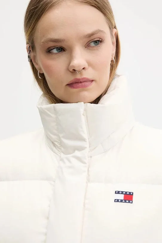 Tommy Hilfiger TJW Alaska Grid Kuş Tüyü Kadın Beyaz Yelek DW0DW21627YBH