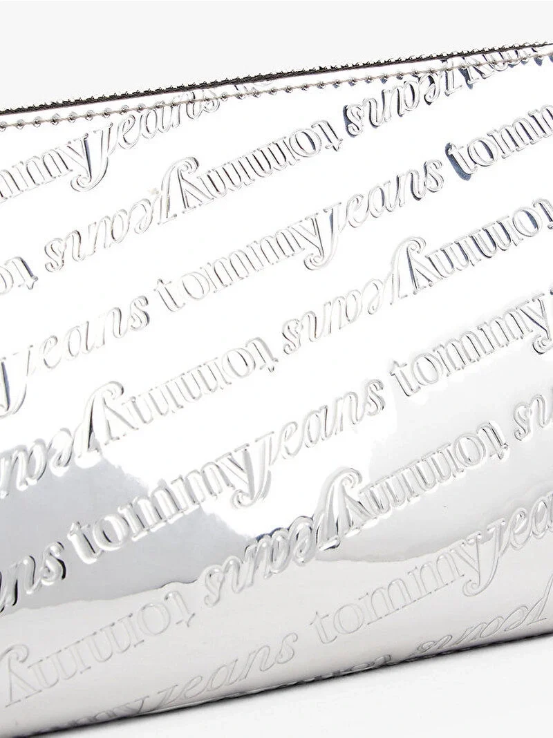 Tommy Hilfiger TJW Must Metalik Omuz Kadın Gri Omuz Çantası AW0AW180090IN