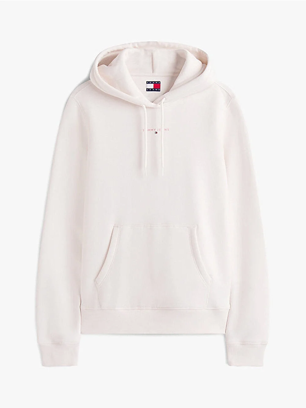 Tommy Hilfiger TJW Normal Kesim Linear Kapüşonlu Kadın Beyaz Kazak DW0DW21963YBH