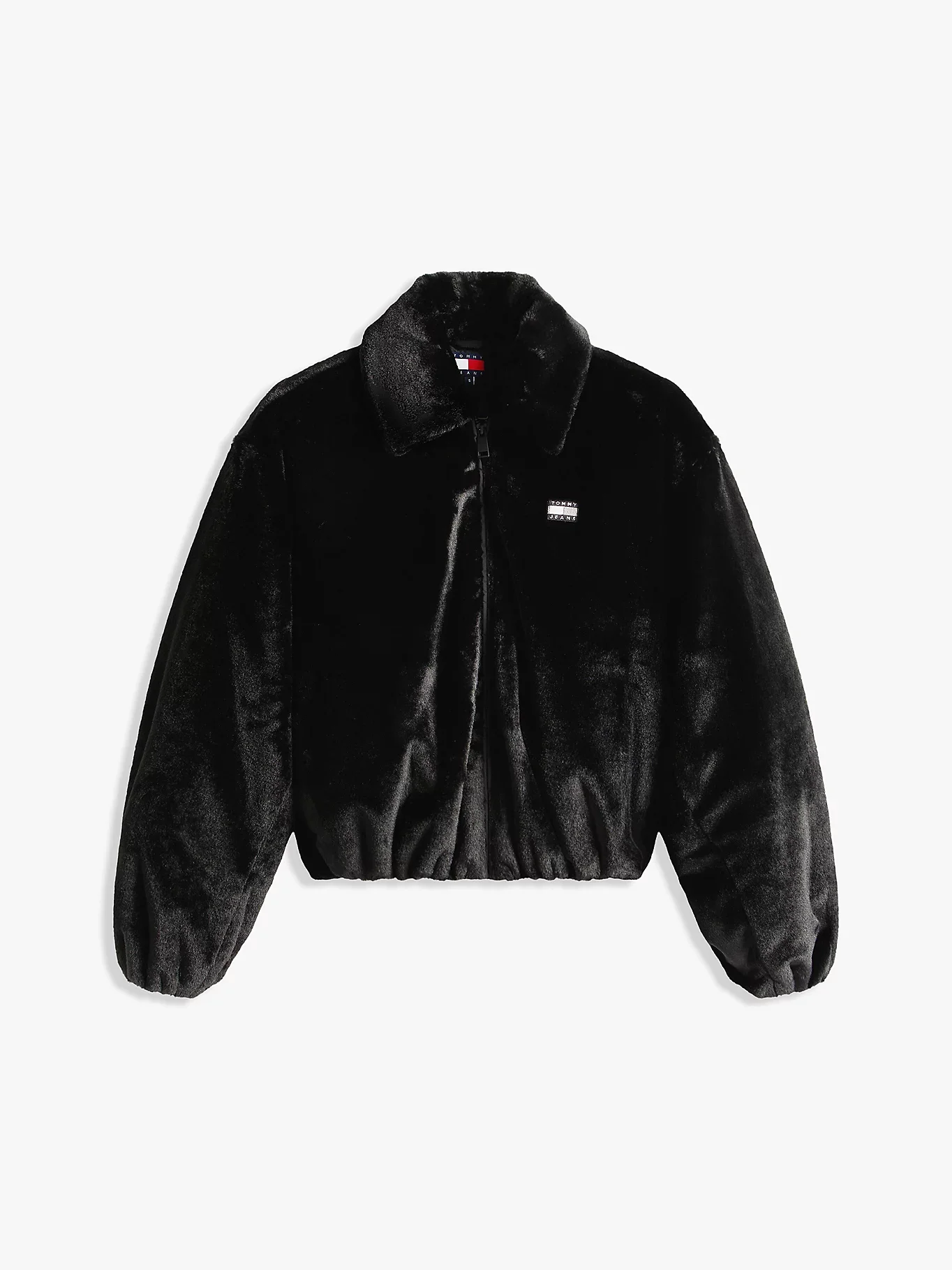 Tommy Hilfiger TJW Suni Kürk Kadın Siyah Ceket DW0DW21669BDS